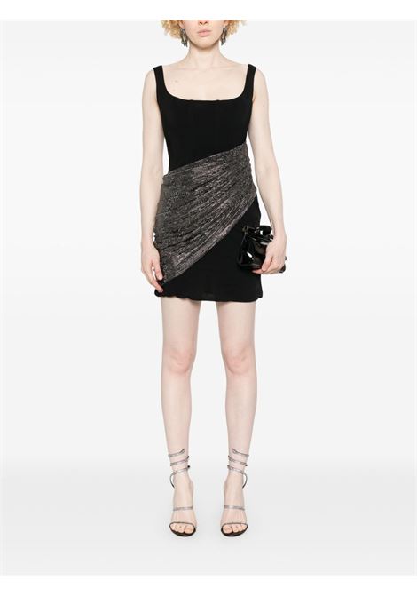 Black crystal-embellished mini dress Giuseppe di Morabito - woman GIUSEPPE DI MORABITO | 04SSDR453FC0442899